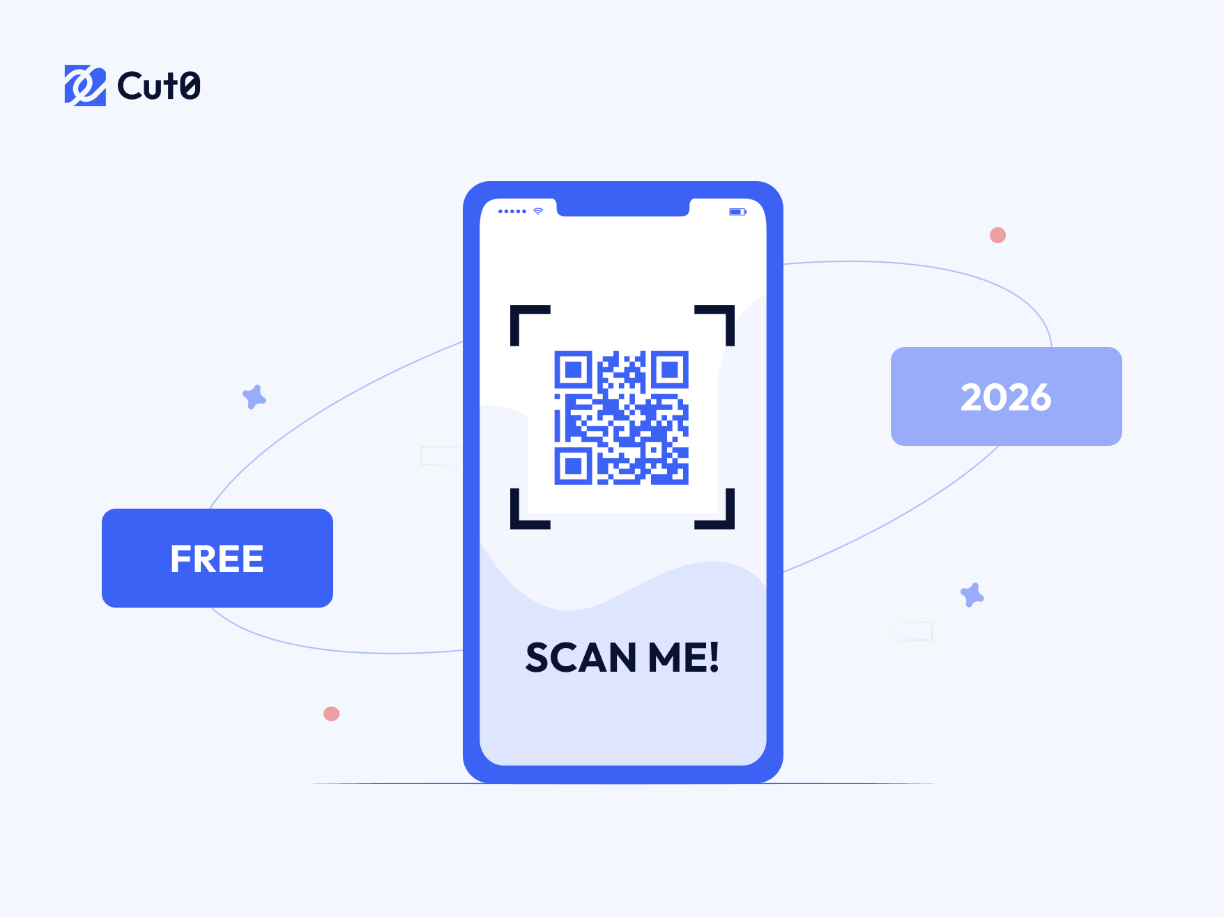 Cut0 offers 120 free QR codes each and every month